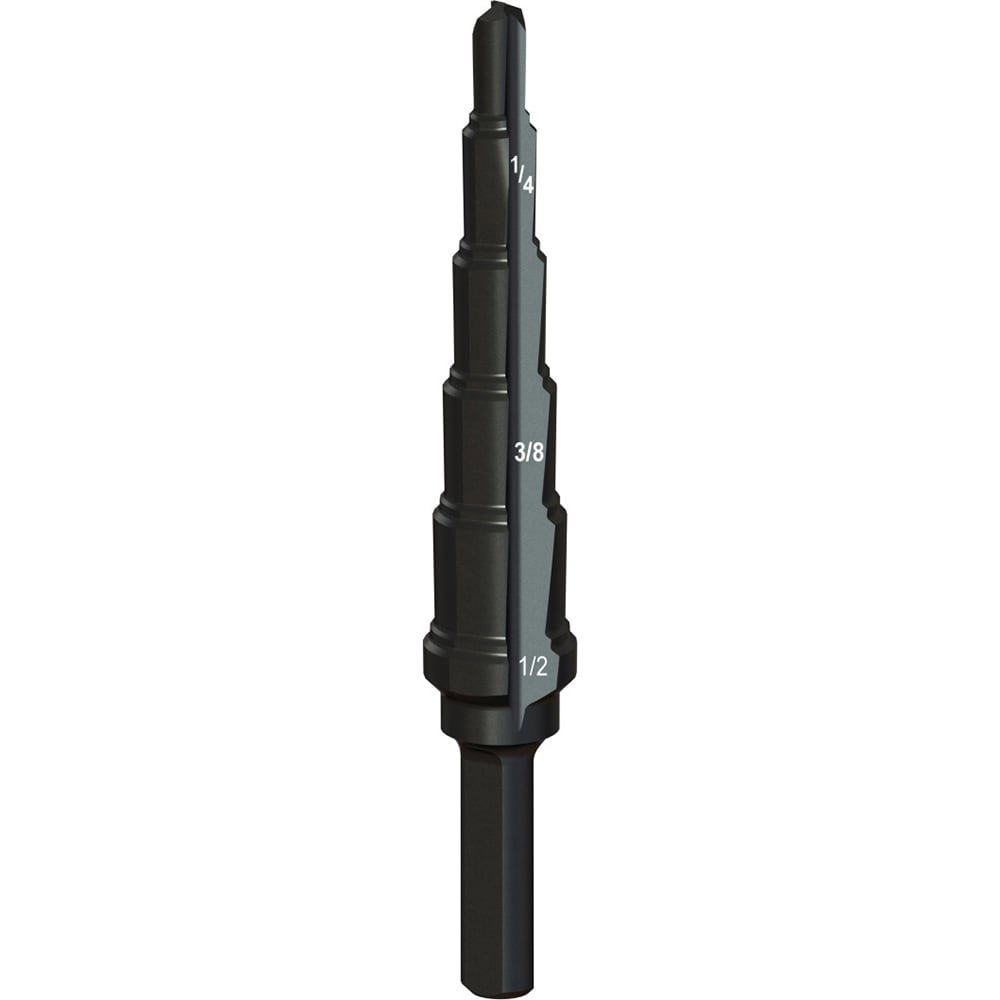 Step Drill Bits: 3/16