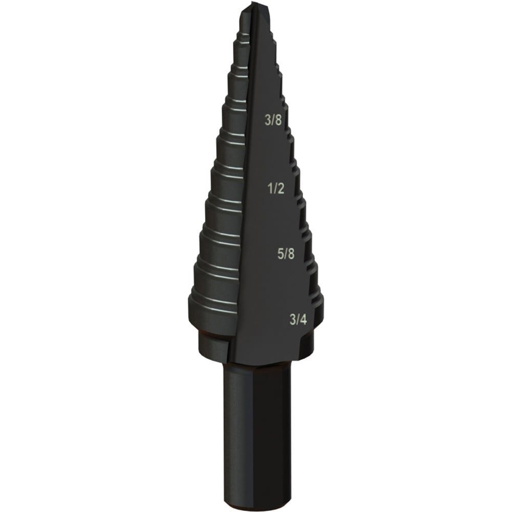 Step Drill Bits: 3/16