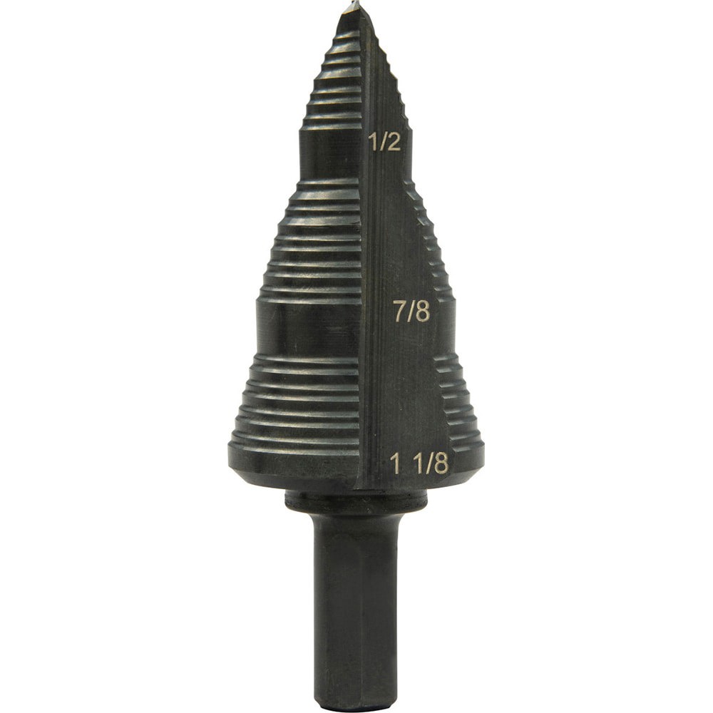 Step Drill Bits: 3/16