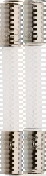 Cylindrical Fast-Acting Fuse: 0.1 A, 20 mm OAL, 5 mm Dia