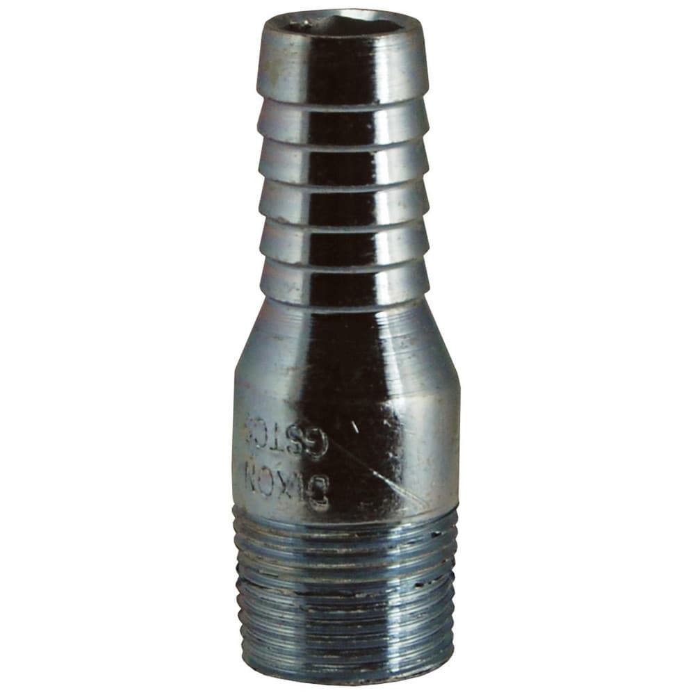 Combination Nipples For Hoses; Type: King Nipple ; Material: Plated Steel ; Thread Standard: Male NPT ; Thread Size: 1in ; Overall Length: 3.19in ; Epa Watersense Certified: No