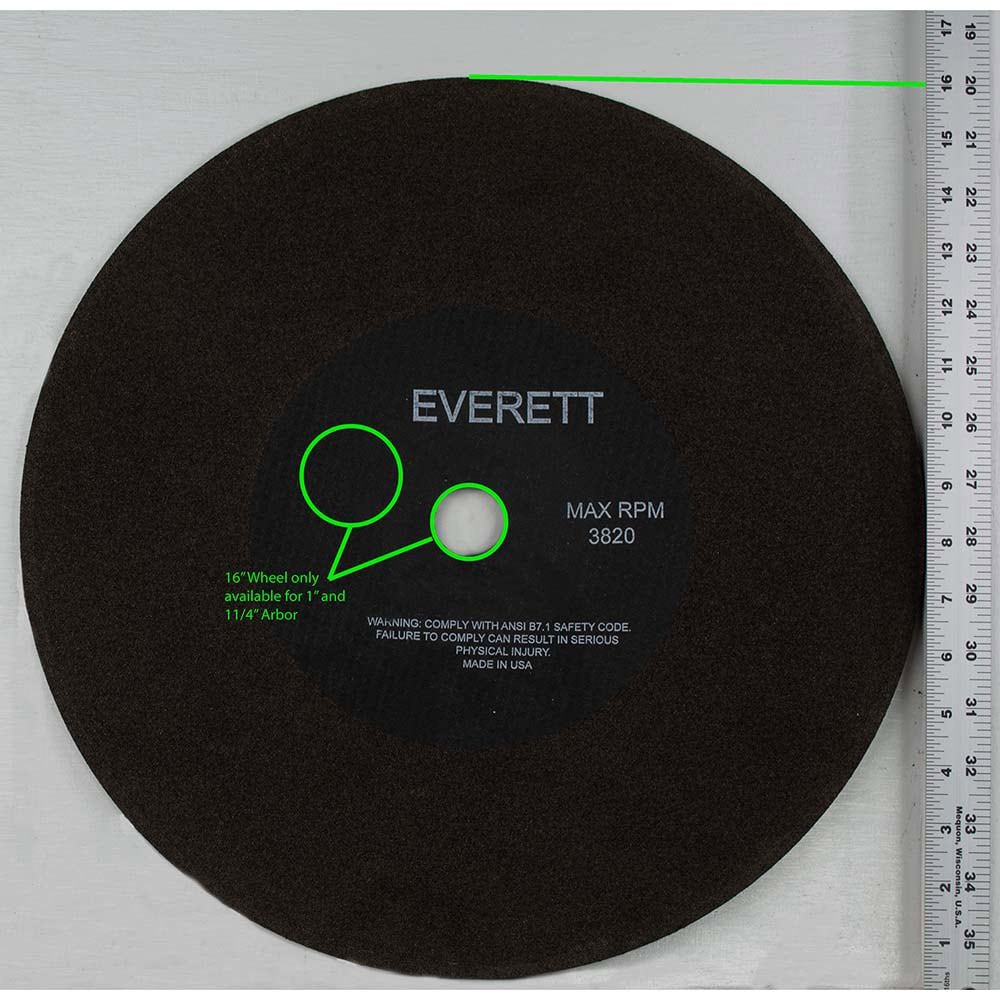Cut-Off Wheel: 16