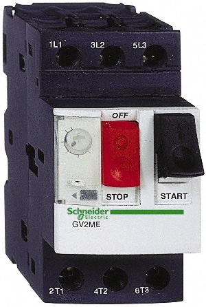 0.63 Amp, 690 VAC at 50/60 Hz, 3 Pole, Bolt On, Clip Motor Circuit Breaker