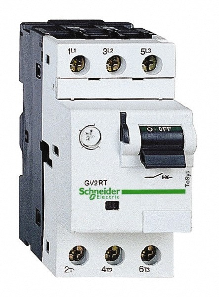 1.60 Amp, 690 VAC at 50/60 Hz, 3 Pole, Bolt On, Clip Motor Circuit Breaker