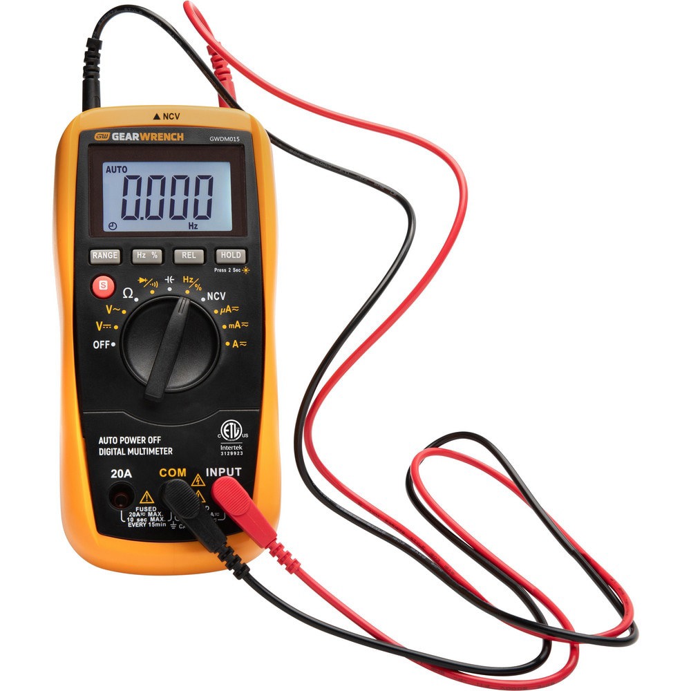 Multimeters; Multimeter Type: True RMS ; Measures: Continuity; Diode Test; Capacitance; Frequency; AC Voltage; Low Impedance; Milliamps; Voltage ; Maximum DC Voltage: 1000 ; Maximum AC Voltage: 1000 ; Maximum DC Current (A): 20