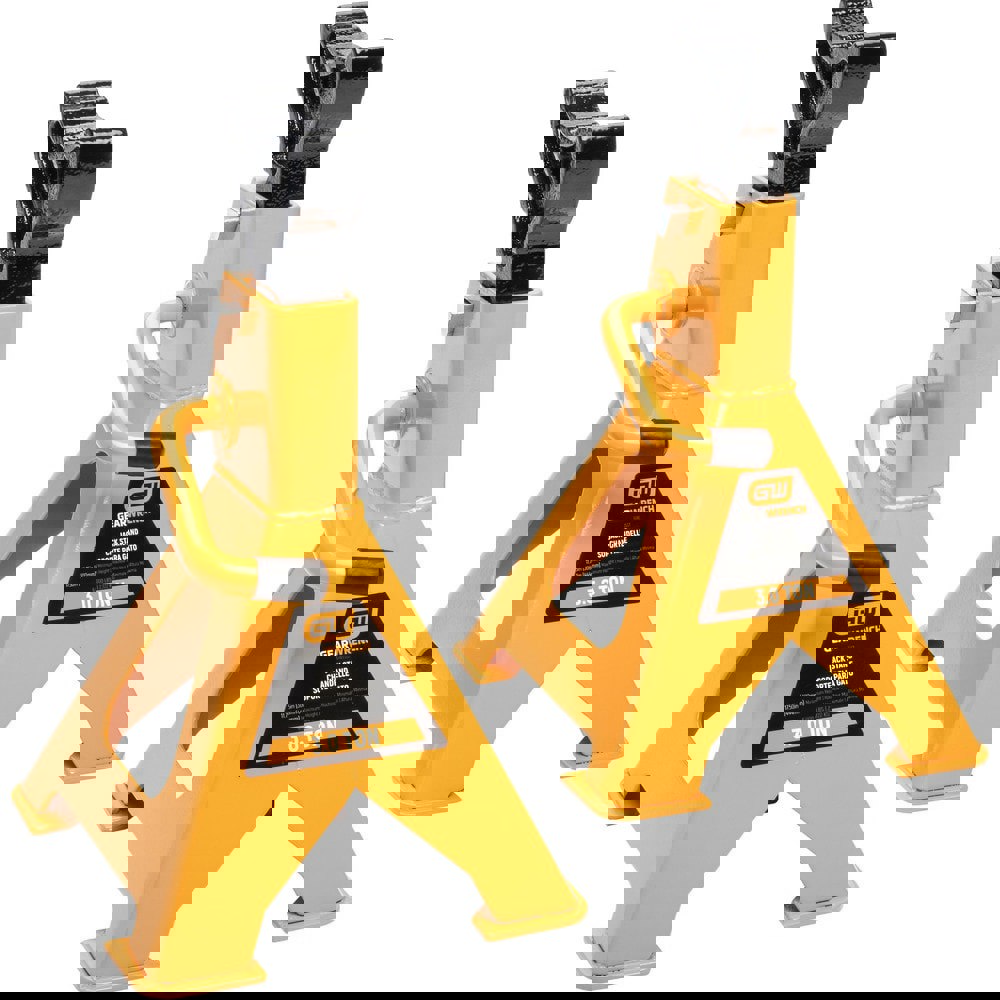 Jack Stands & Tripods; Jack Stand Type: Ratcheting Jack Stand ; Load Capacity (Lb.): 3 ; Load Capacity (Ton): 3 (Inch); Minimum Height (Inch): 11-3/4 ; Minimum Height (Inch): 11.7500 ; Maximum Height (Inch): 17.5