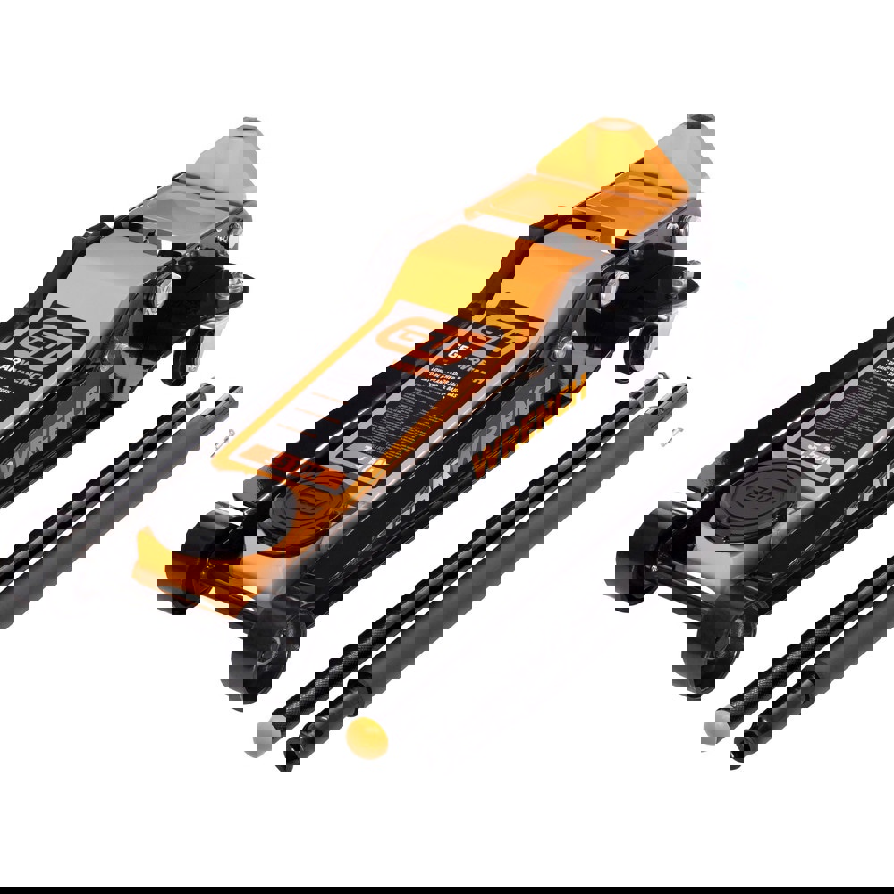 Service & Floor Jacks; Product Type: Floor Jack; Low-Profile ; Load Capacity: 6000 ; Load Capacity (Tons): 3.5 ; Minimum Height (Decimal Inch): 3.7500 ; Maximum Height (Inch): 21-3/4 ; Overall Height (Inch): 21.75