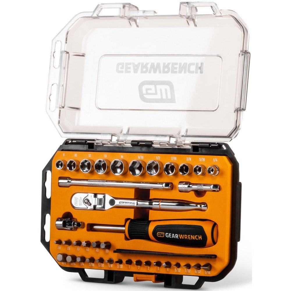 Combination Hand Tool Sets; Set Type: 39 Piece 1/4