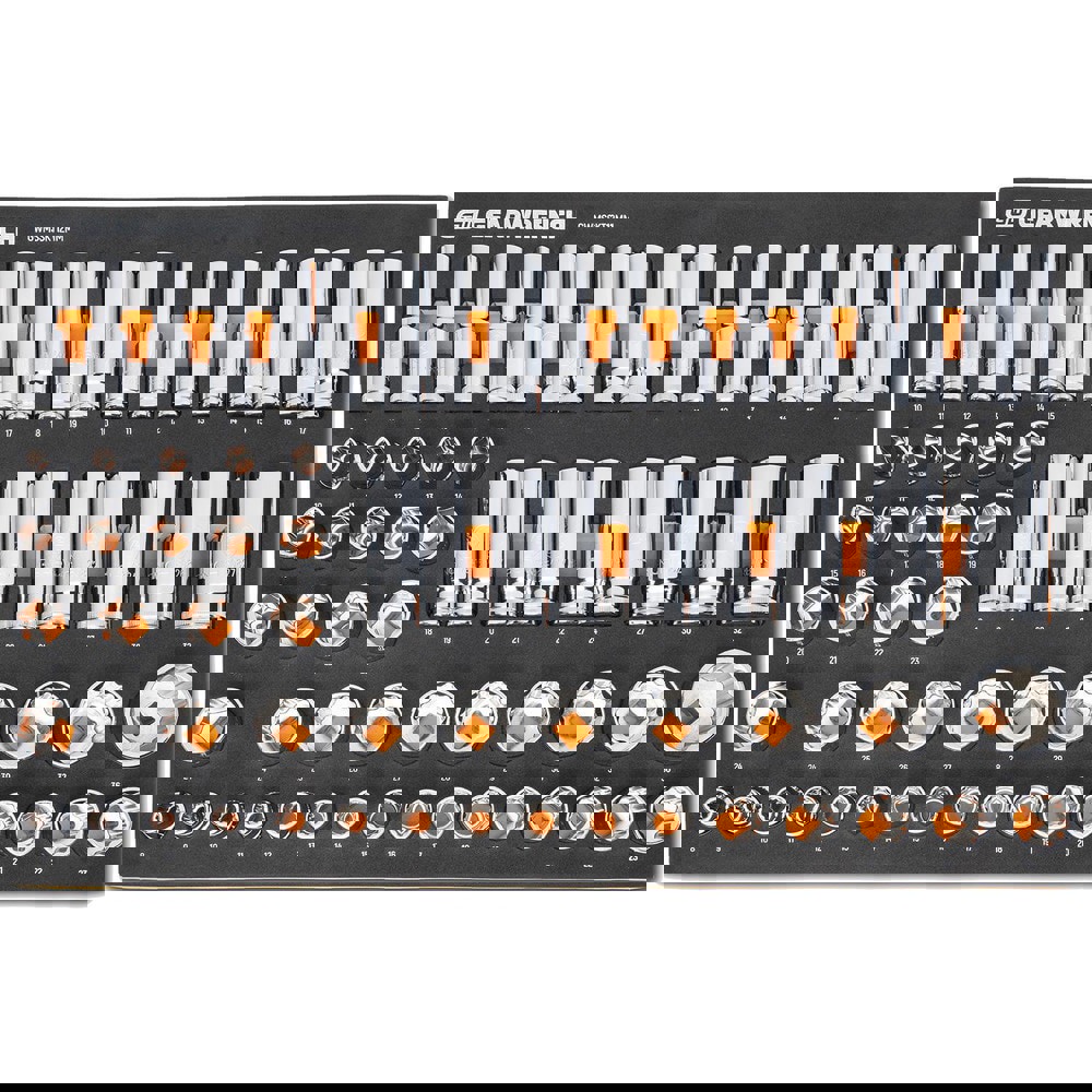 Deep Standard Socket Set: 67 Pc,