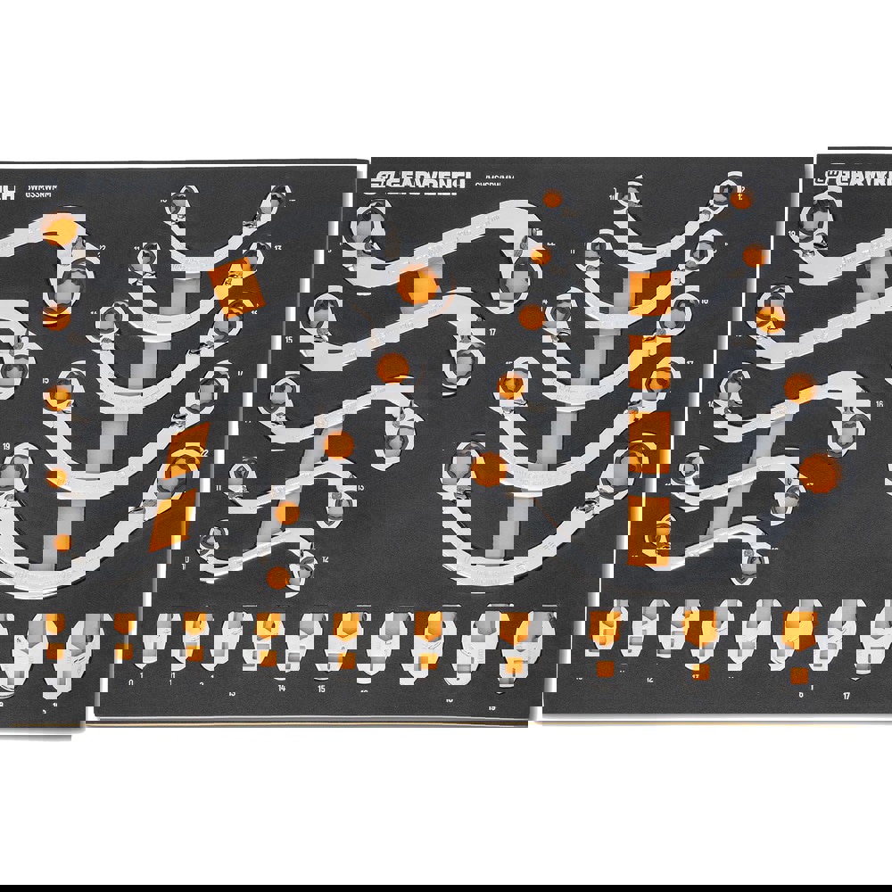 Wrench Sets; System Of Measurement: Metric ; Size Range: 10 mm - 19 mm ; Container Type: Foam Module ; Material: Alloy Steel ; Non-sparking: No ; Corrosion-resistant: Yes
