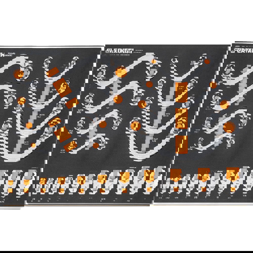 Wrench Sets; System Of Measurement: Inch ; Size Range: 3/8 in - 3/4 in ; Container Type: Foam Module ; Material: Alloy Steel ; Non-sparking: No ; Corrosion-resistant: Yes