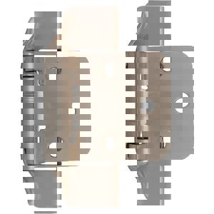 1-7/20 in. Semi-Wrap Overlay Hinge in Satin Nickel 1 Pair