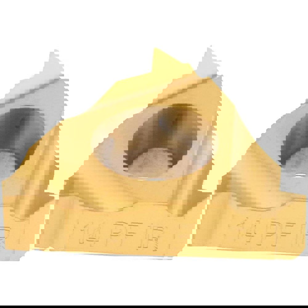 Laydown Threading Insert: 16IR14 NPTF HG630TR, Solid Carbide