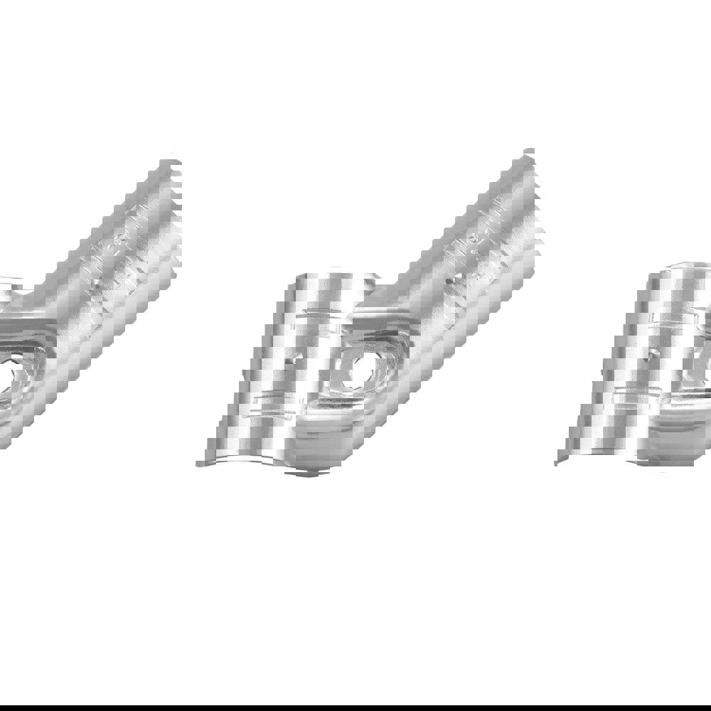 Framing Pipe Fittings & Connectors; Product Type: 45 Deg Joint B ; Material: Chrome-Plated Steel ; Compatible Pipe Shape: Round ; Coating/Finish: Chrome ; ESD: Yes ; UNSPSC Code: 40175300
