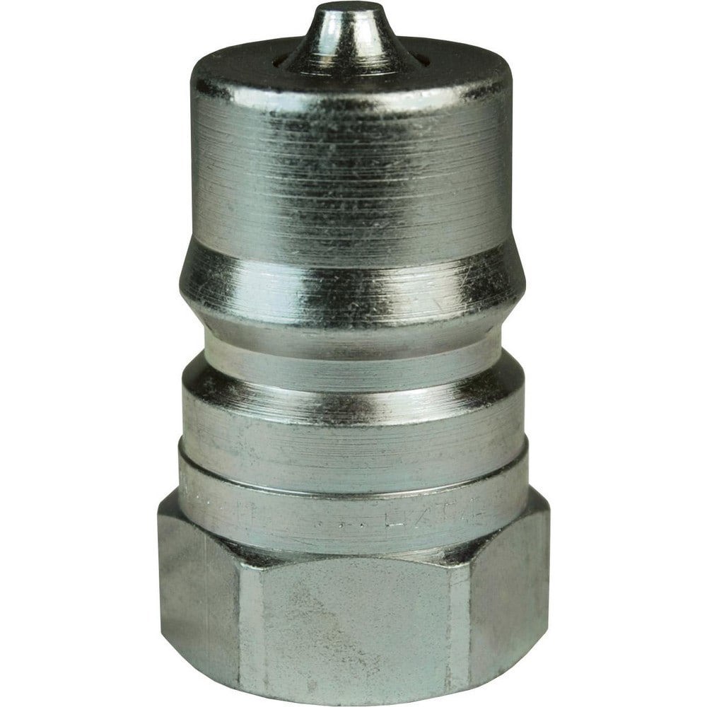 Hydraulic Hose Fittings & Couplings; Type: H-Series ISO-B Female Plug ; Fitting Type: Female Plug ; Hose Inside Diameter (Decimal Inch): 0.1250 ; Hose Size: 1/8 ; Material: Steel ; Thread Type: NPTF