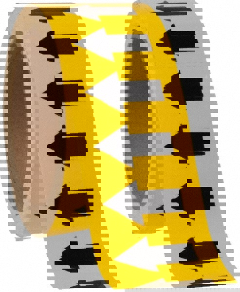 Pipe Marker with No Legend and Arrow Graphic