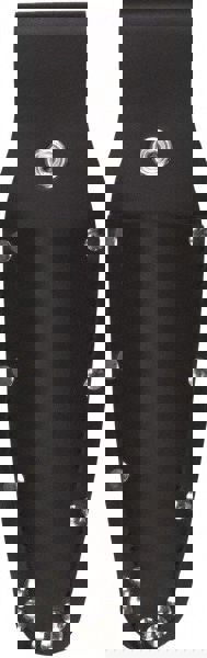 Tool Holster: 1 Pocket, Leather, Black