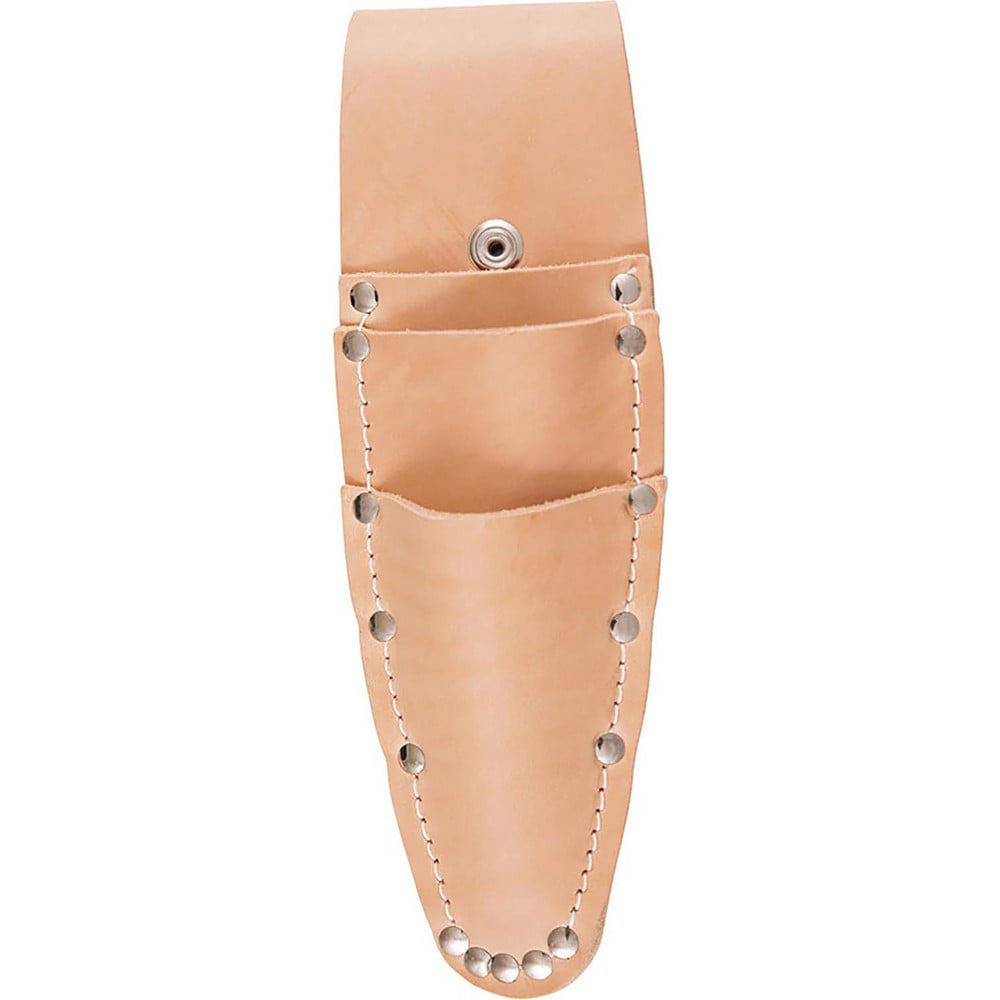 Tool Holster: 3 Pockets, Leather, Brown