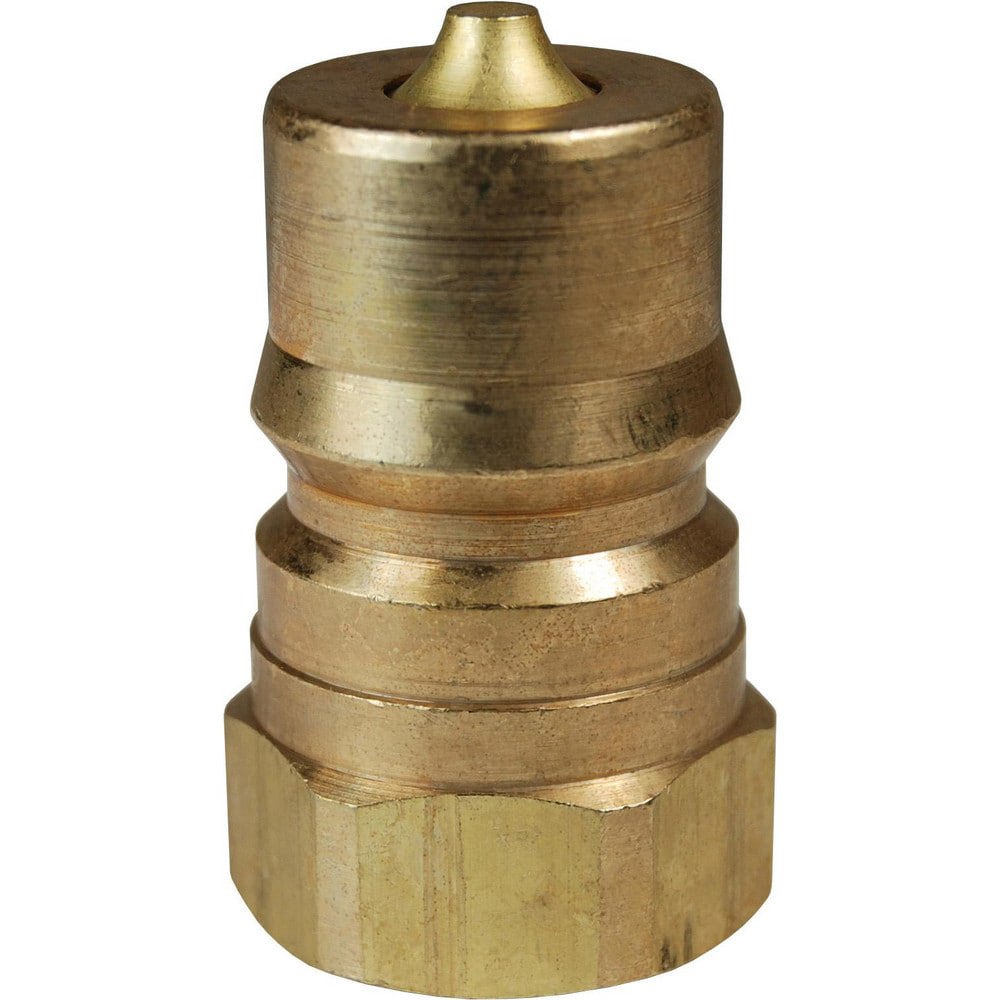 Hydraulic Hose Fittings & Couplings; Type: H-Series ISO-B Female Plug ; Fitting Type: Female Plug ; Hose Inside Diameter (Decimal Inch): 0.3750 ; Hose Size: 3/8 ; Material: Brass ; Thread Type: NPTF
