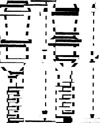 5/8 Inch Inscribed Circle, 3/32 Inch Hex Socket, #8-32 Thread, Lock Pin for Indexable Tools