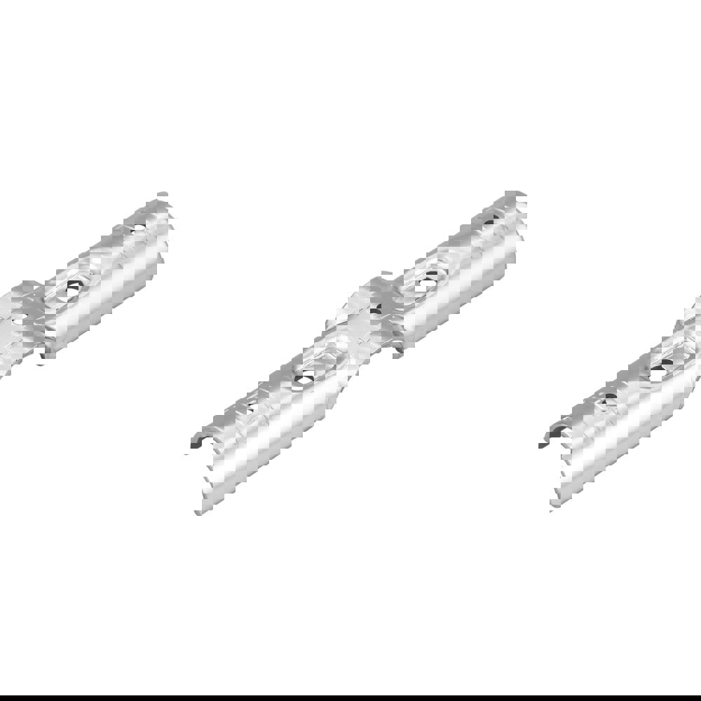 Framing Pipe Fittings & Connectors; Product Type: Cross Joint ; Material: Steel ; Compatible Pipe Shape: Round ; Coating/Finish: Chrome ; ESD: Yes ; UNSPSC Code: 40175300