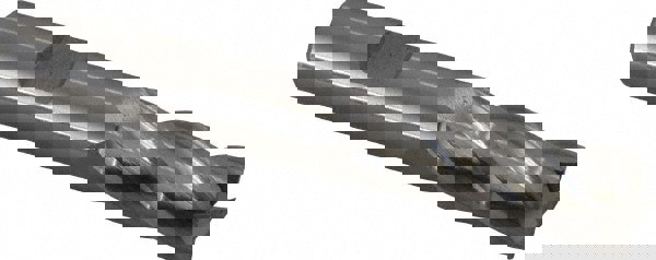 Square End Mill: 0.5315'' Dia, 1-3/8'' LOC, 1/2'' Shank Dia, 3-3/8'' OAL, 4 Flutes, Cobalt