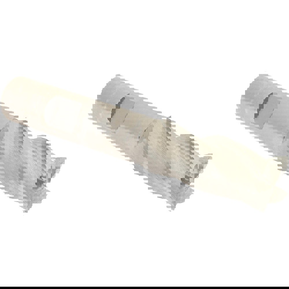 Square End Mill: 0.5709'' Dia, 1-3/8'' LOC, 1/2'' Shank Dia, 3-3/8'' OAL, 4 Flutes, Cobalt