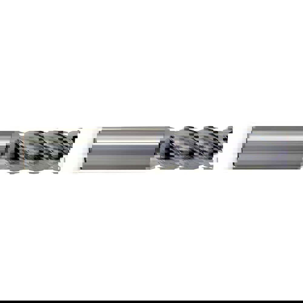 Square End Mill: 3/16'' Dia, 5/8'' LOC, 3/16'' Shank Dia, 2'' OAL, 4 Flutes