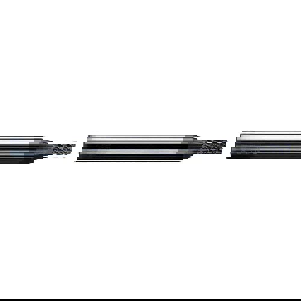 Square End Mill: 1/4'' Dia, 3/4'' LOC, 1/4'' Shank Dia, 2.5'' OAL, 4 Flutes