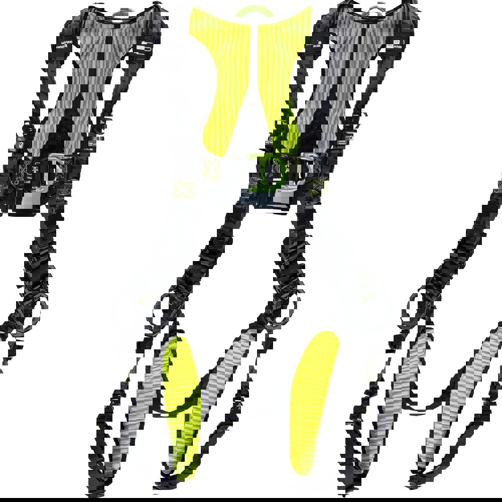 Harnesses; Harness Protection Type: Personal Fall Protection ; Size: 4X-Large ; D Ring Location: Back; Front; Side ; Features: One-Pull Trauma Relief Step For Suspension Trauma Relief. Configurable Leg Strap Design. Modular Lightweight Accessory Straps.