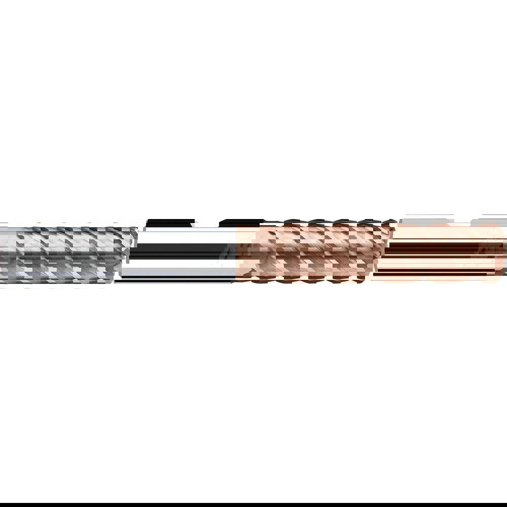 Corner Radius End Mill: 8 mm Dia, 31.00 mm LOC, 45 deg Helix, AlTiN Coated, Corner Radius End, Centercutting Series HX-RNVS