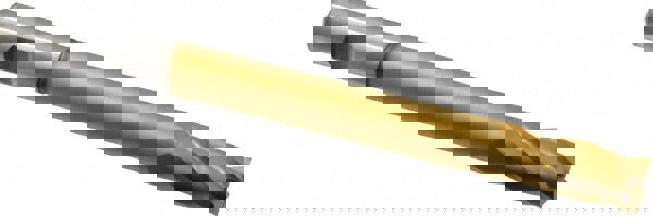 Square End Mill: 5/8'' Dia, 1-1/2'' LOC, 5/8'' Shank Dia, 7-1/8'' OAL, 4 Flutes, High Speed Steel