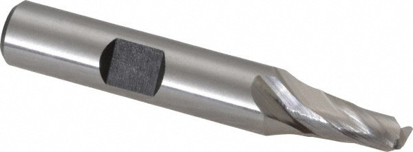 Corner Radius End Mill: 1/4