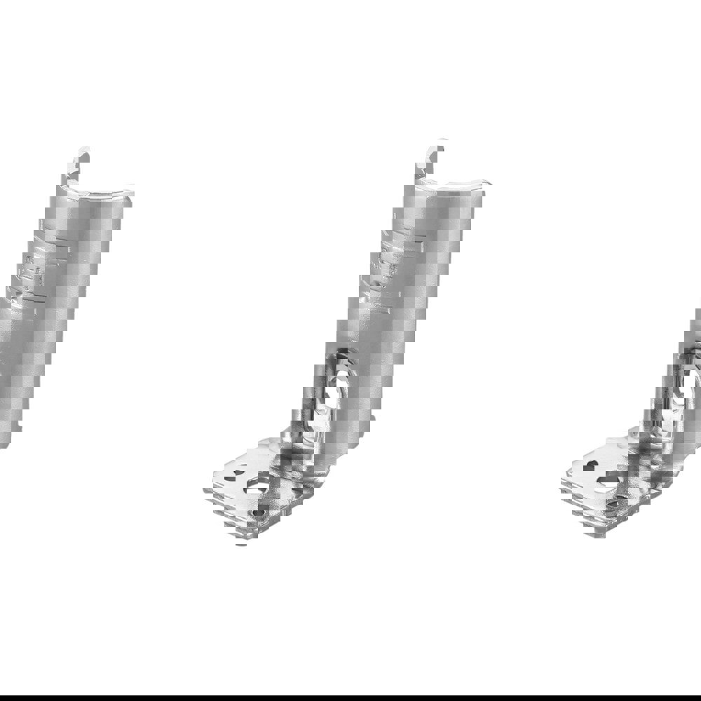 Framing Pipe Fittings & Connectors; Product Type: Flat Anchor ; Material: Steel ; Compatible Pipe Shape: Round ; Coating/Finish: Chrome ; ESD: Yes ; UNSPSC Code: 40175300