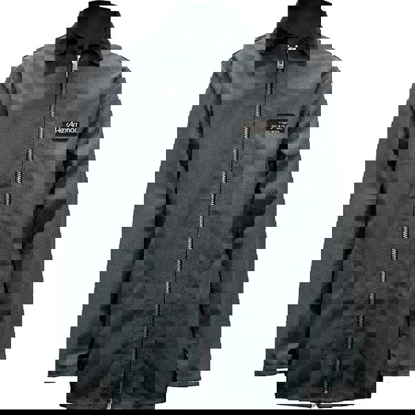 Rain & Chemical Resistant Jacket: 3X-Large, Gray, SuperFabric