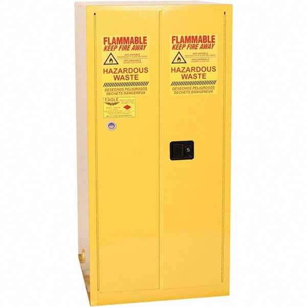 Standard Cabinet: Manual Closing, 1 Shelf, Yellow