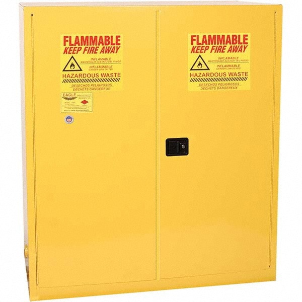 Standard Cabinet: Manual Closing, 1 Shelf, Yellow