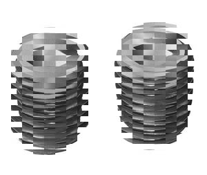 1/2 BLK STL HEX CSK PLUG