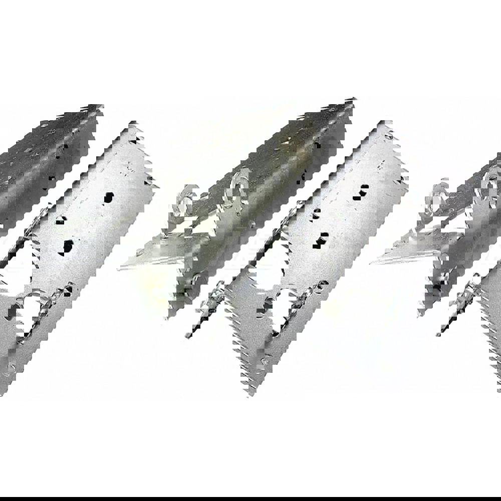 Garage Door Hardware; Hardware Type: Garage Door Bottom Lift and Roller Bracket ; For Use With: Commercial Doors ; Material: Steel ; Finish: Zinc-Plated