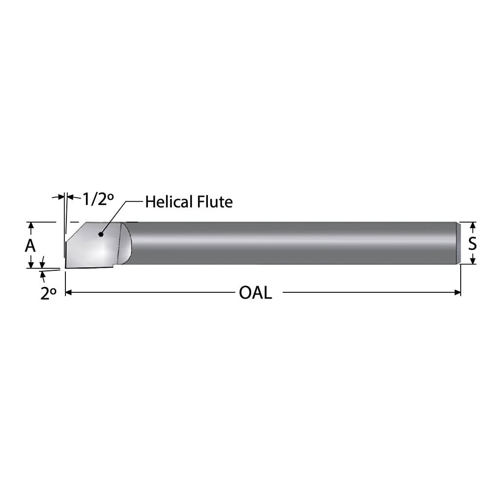 Helical Boring Bar: 0.15