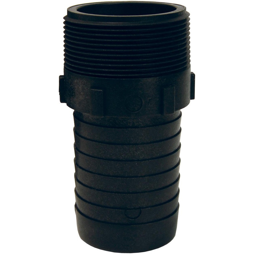 Combination Nipples For Hoses; Type: King Nipple ; Material: Polypropylene ; Thread Standard: Male NPT ; Thread Size: 2in ; Overall Length: 5.00in ; Epa Watersense Certified: No