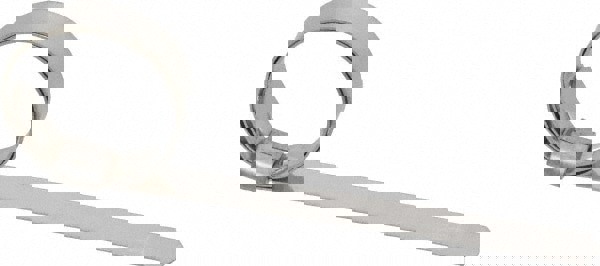 Band Clamp: Preformed J-Style Clamp, 3/8