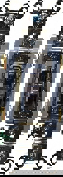 2 Pole, 120 to 277 VAC, 20 Amp, Industrial Grade Toggle Wall Switch