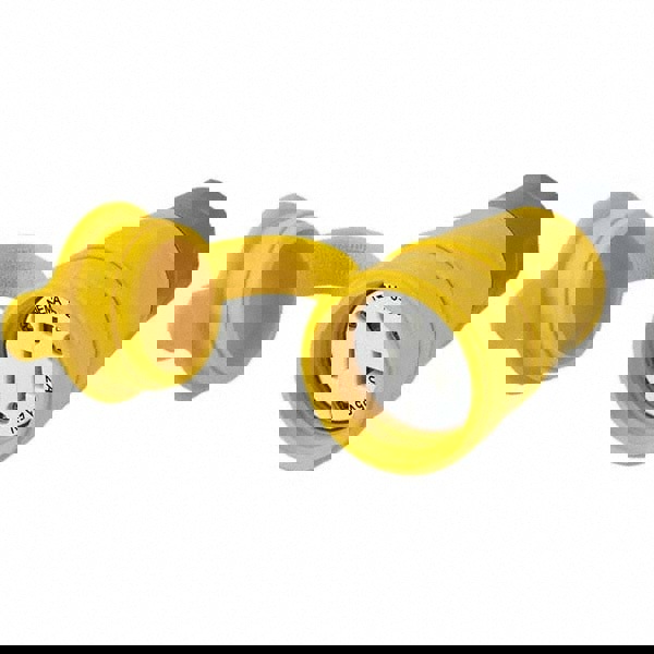 Straight Blade Connector: Industrial, 5-20R, 125VAC, Yellow