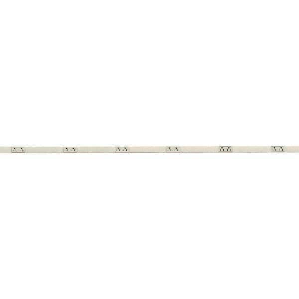 6 Outlets, 125 Volts, 15 Amps, 6' Cord, Power Outlet Strip
