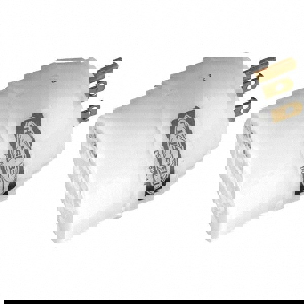 Straight Blade Adapter: Industrial, 5-15P to L5-20R, 125VAC, White