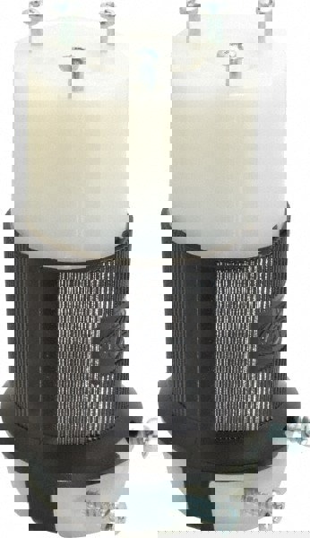 Locking Inlet: Connector, Industrial, L6-20R, 250V, Black & White