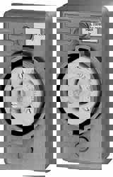 277 VAC, 20 Amp, L7-20R NEMA, Self Grounding Receptacle