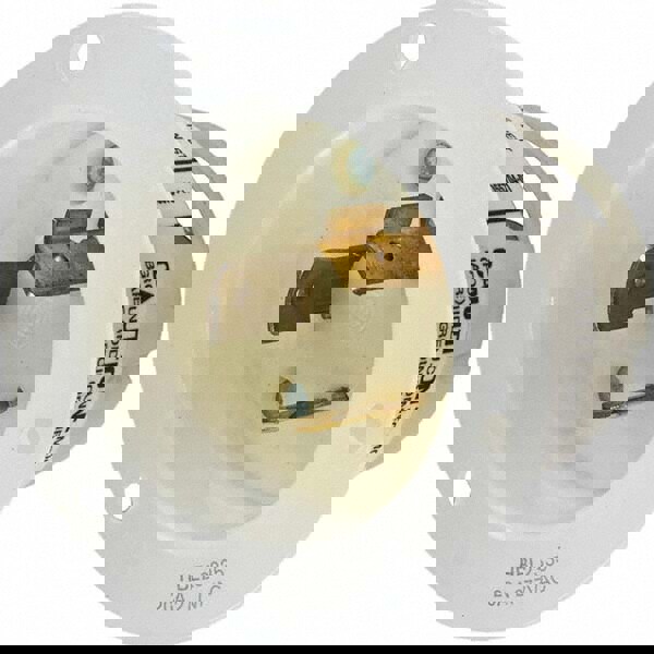 Locking Inlet: Inlet, Industrial, L7-20P, 277V, White