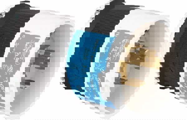 Locking Inlet: Plug, Industrial, L15-20P, 250V, Black & White